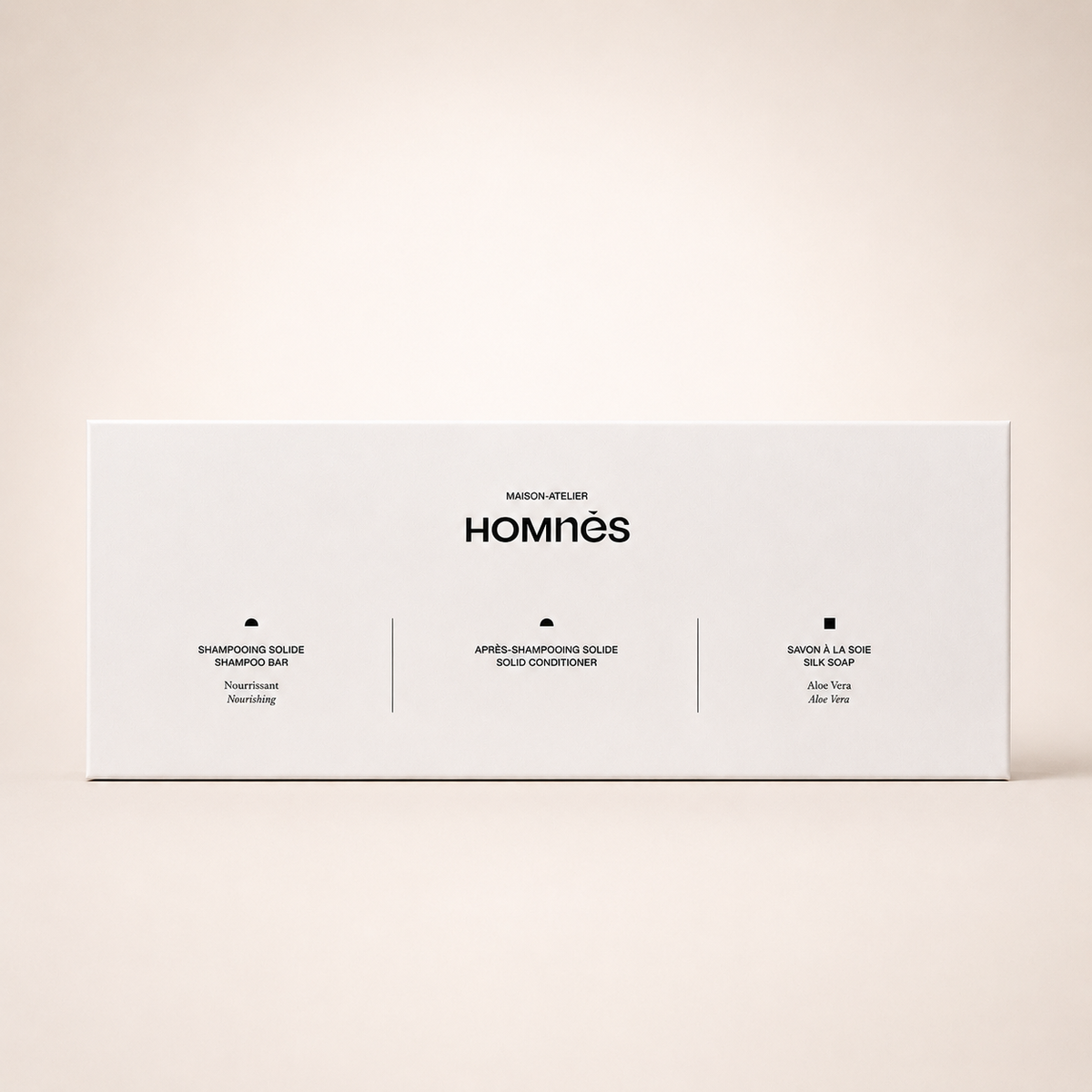 Geschenkset voedende shampoo, conditioner en zeep Homnès, weergave 2