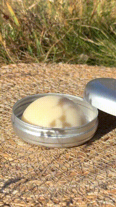 Boîte de voyage ronde en aluminium Homnès, vue 2