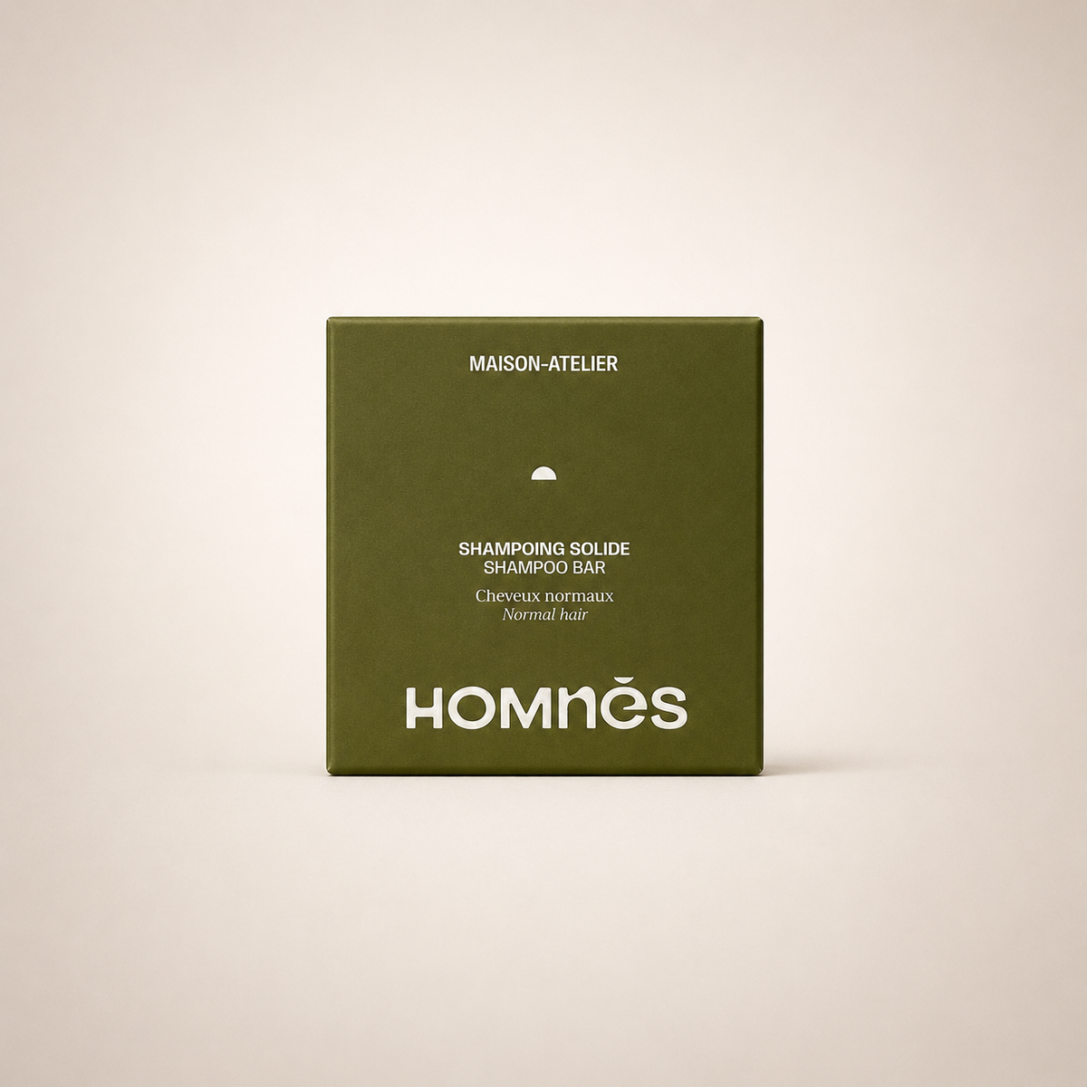 Shampoing solide cheveux normaux Homnès - 80g, fabriqué à Paris