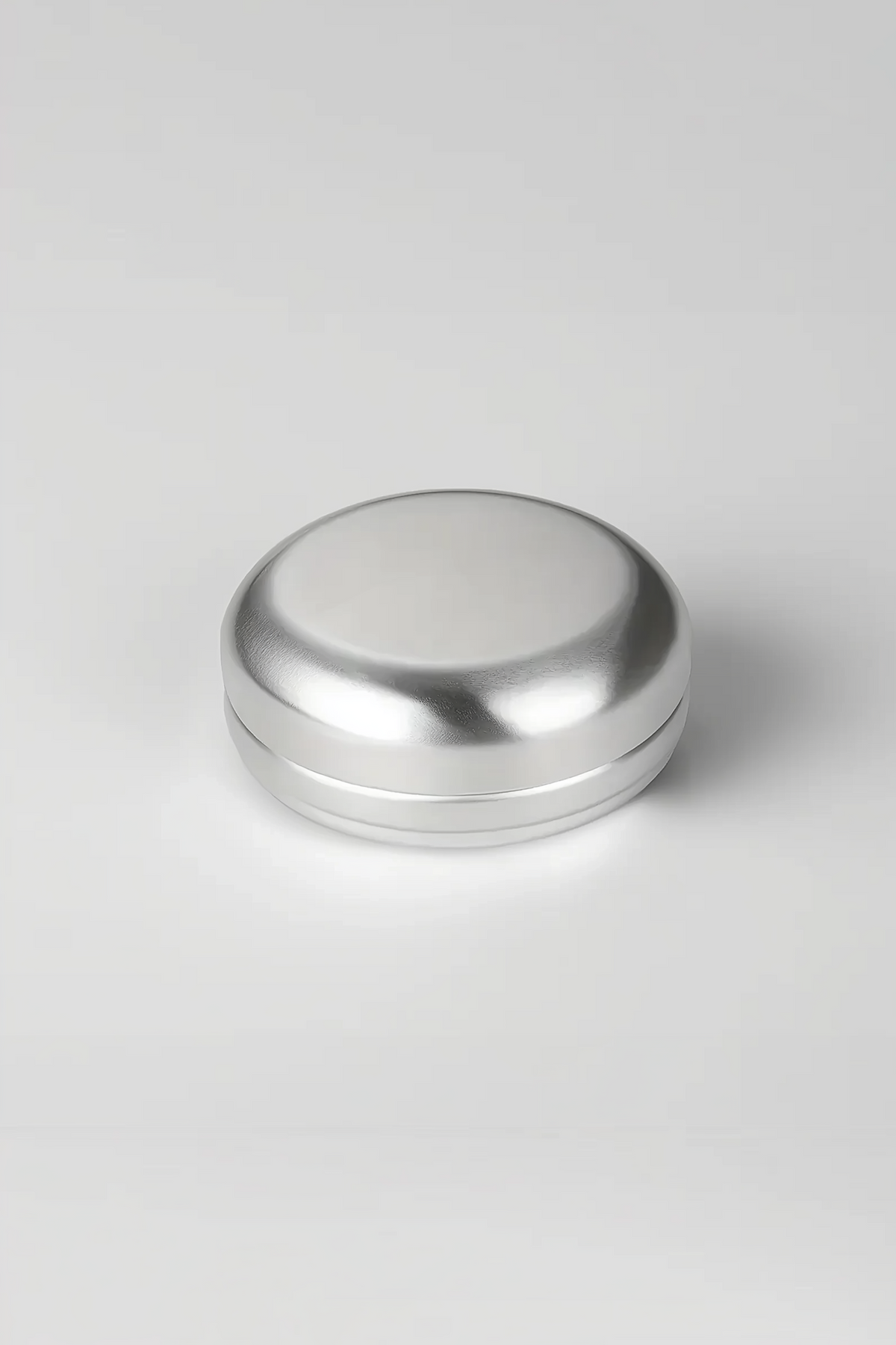Boîte de voyage ronde en aluminium Homnès, vue 3
